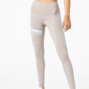 Vimmia leggings small light gray and blue athletic